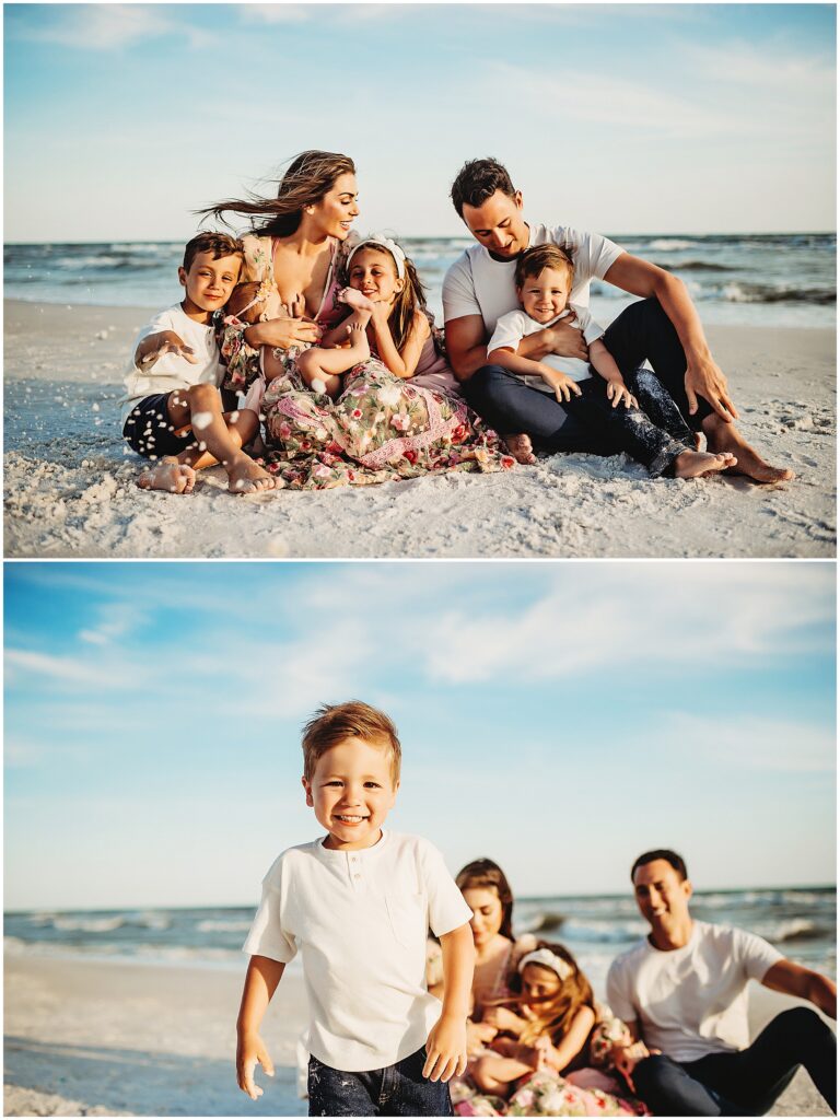 Lauren Mulloy & family 30A beach portraits by Jordan Burch